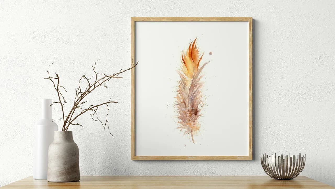 Golden Pheasant shown in a room setting