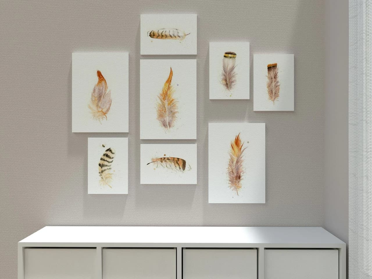 Golden Pheasant shown in a room setting