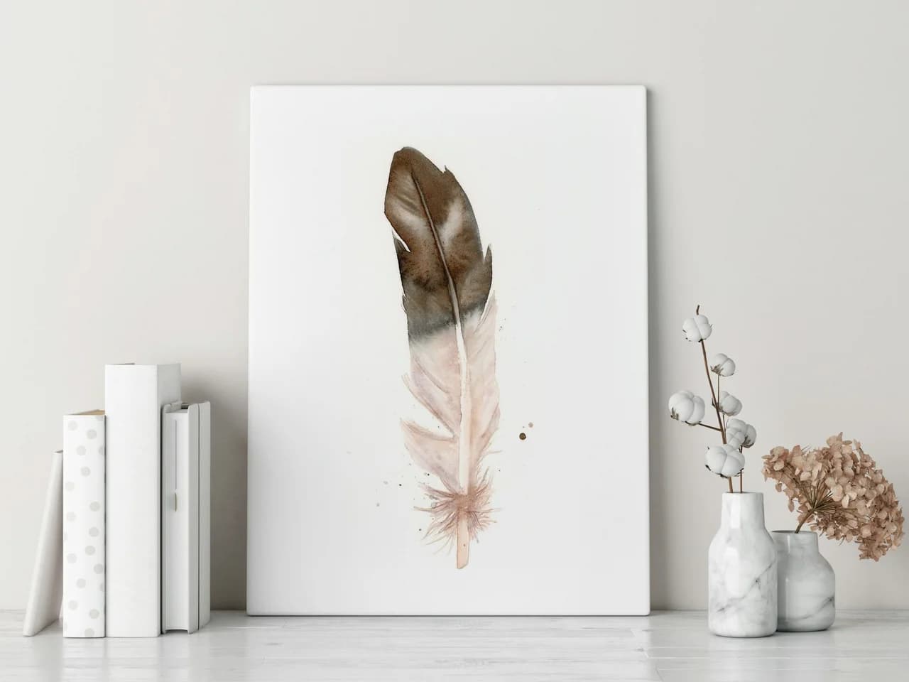 Eagle shown in a room setting