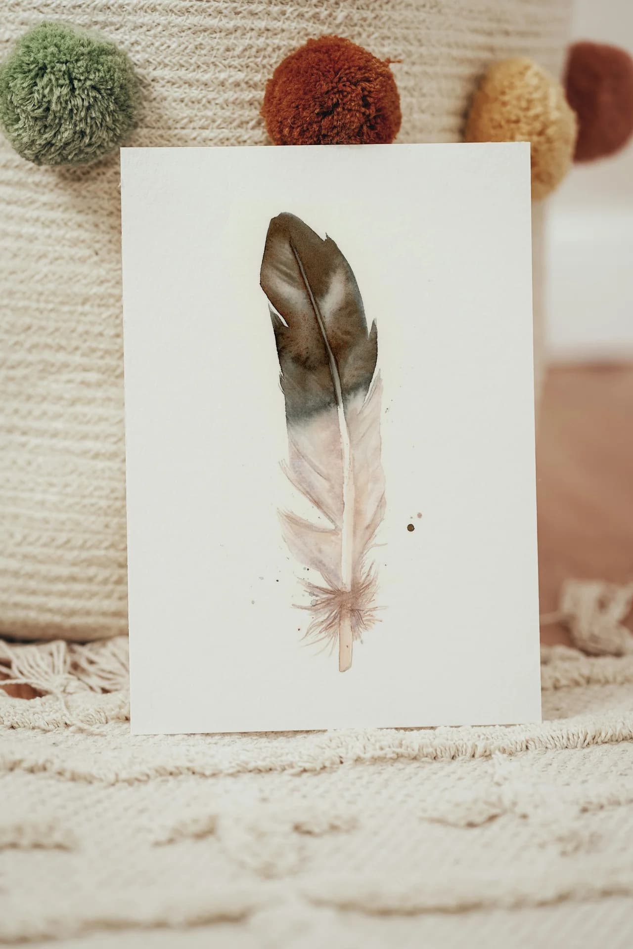 Eagle shown in a room setting