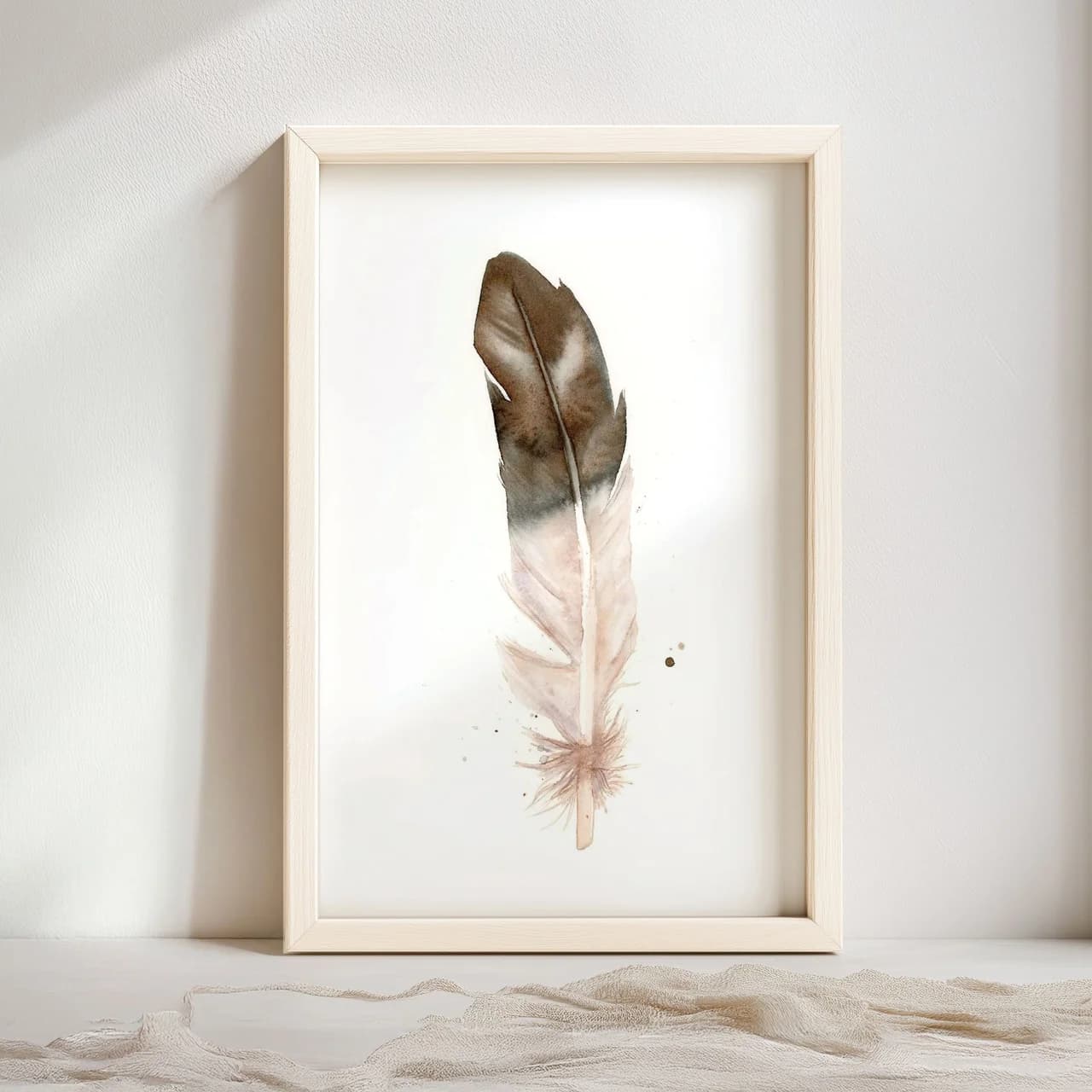 Eagle shown in a room setting