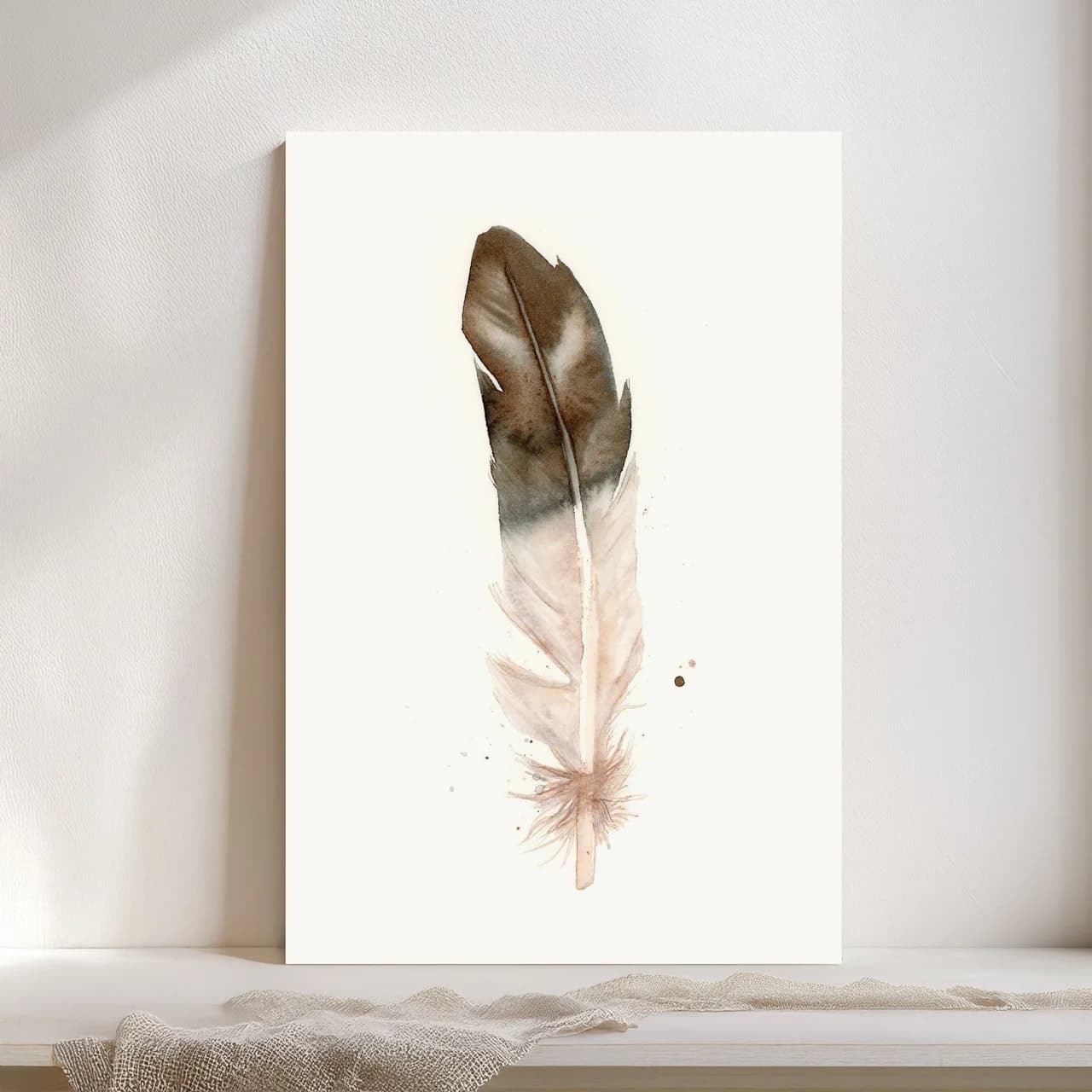 Eagle shown in a room setting