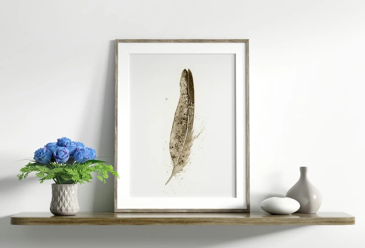 Ringneck Pheasant shown in a room setting
