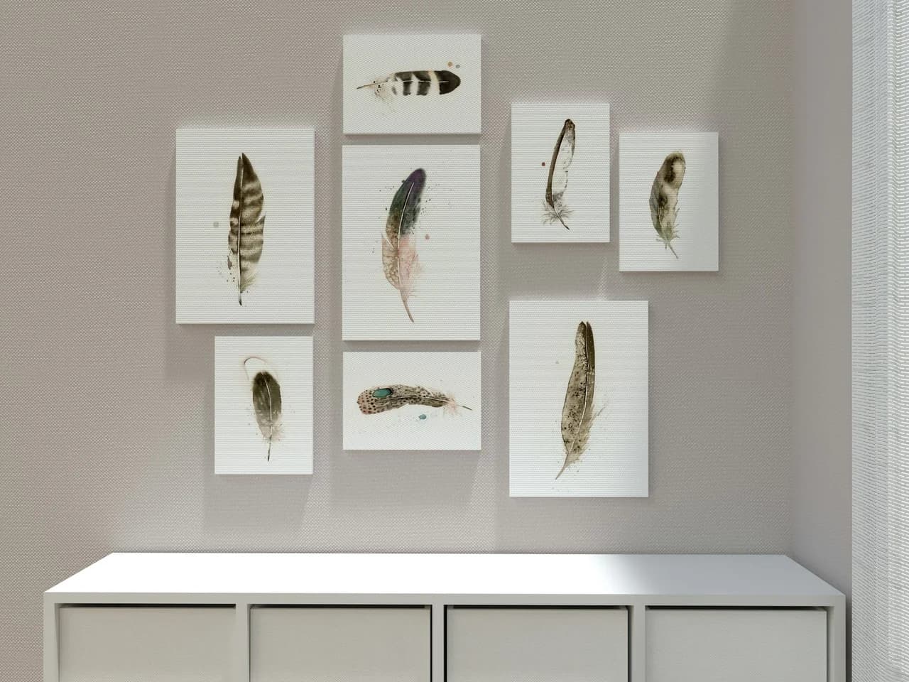 Ringneck Pheasant shown in a room setting