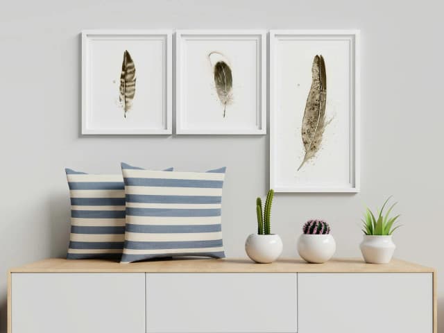 Ringneck Pheasant shown in a room setting