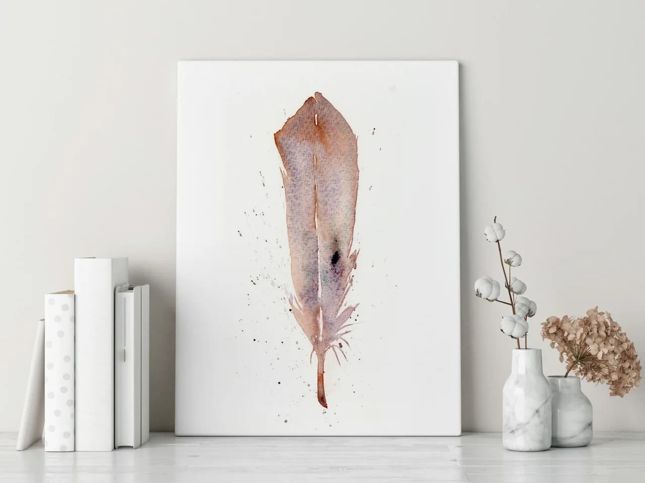 Eurasian Collared-Dove shown in a room setting