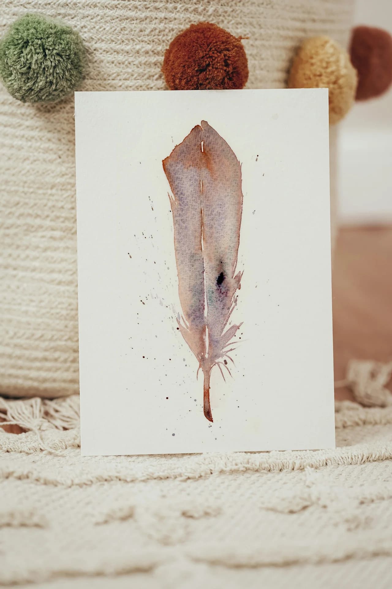 Eurasian Collared-Dove shown in a room setting