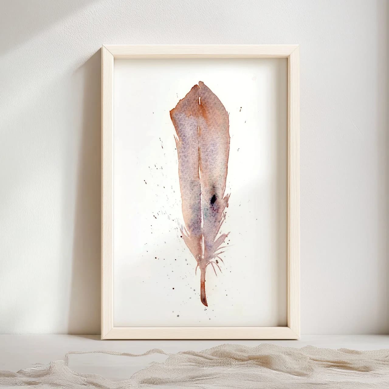 Eurasian Collared-Dove shown in a room setting