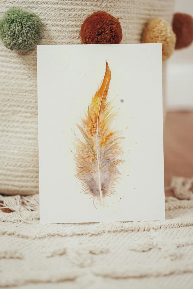 Golden Pheasant shown in a room setting