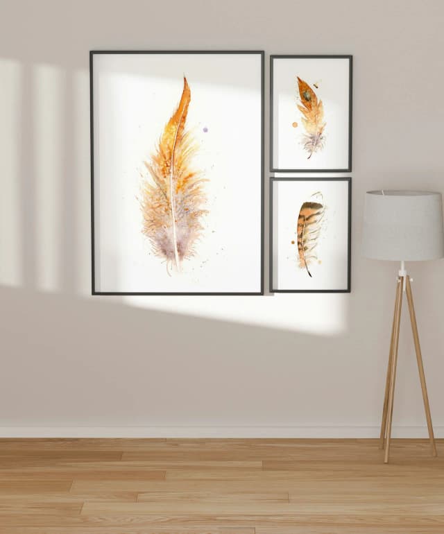 Golden Pheasant shown in a room setting