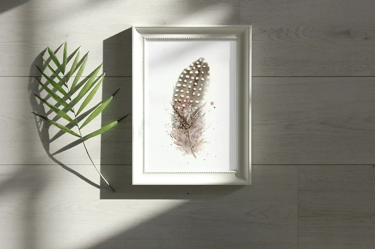 Guinea Fowl shown in a room setting