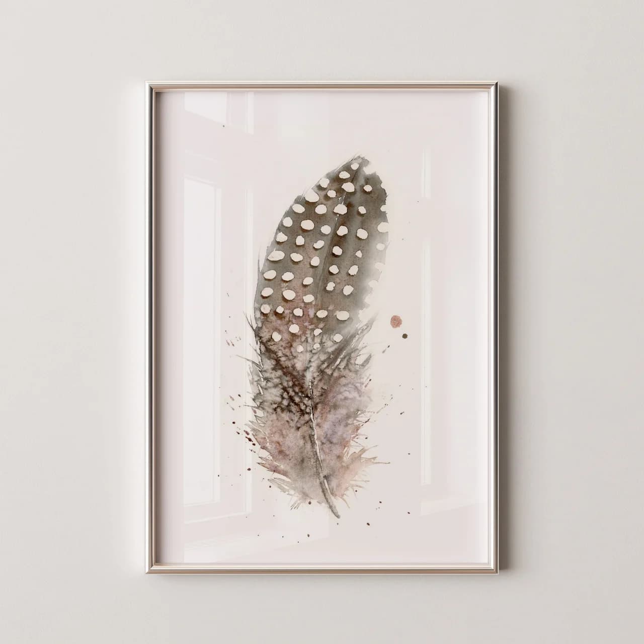 Guinea Fowl shown in a room setting