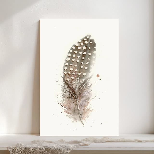 Guinea Fowl shown in a room setting