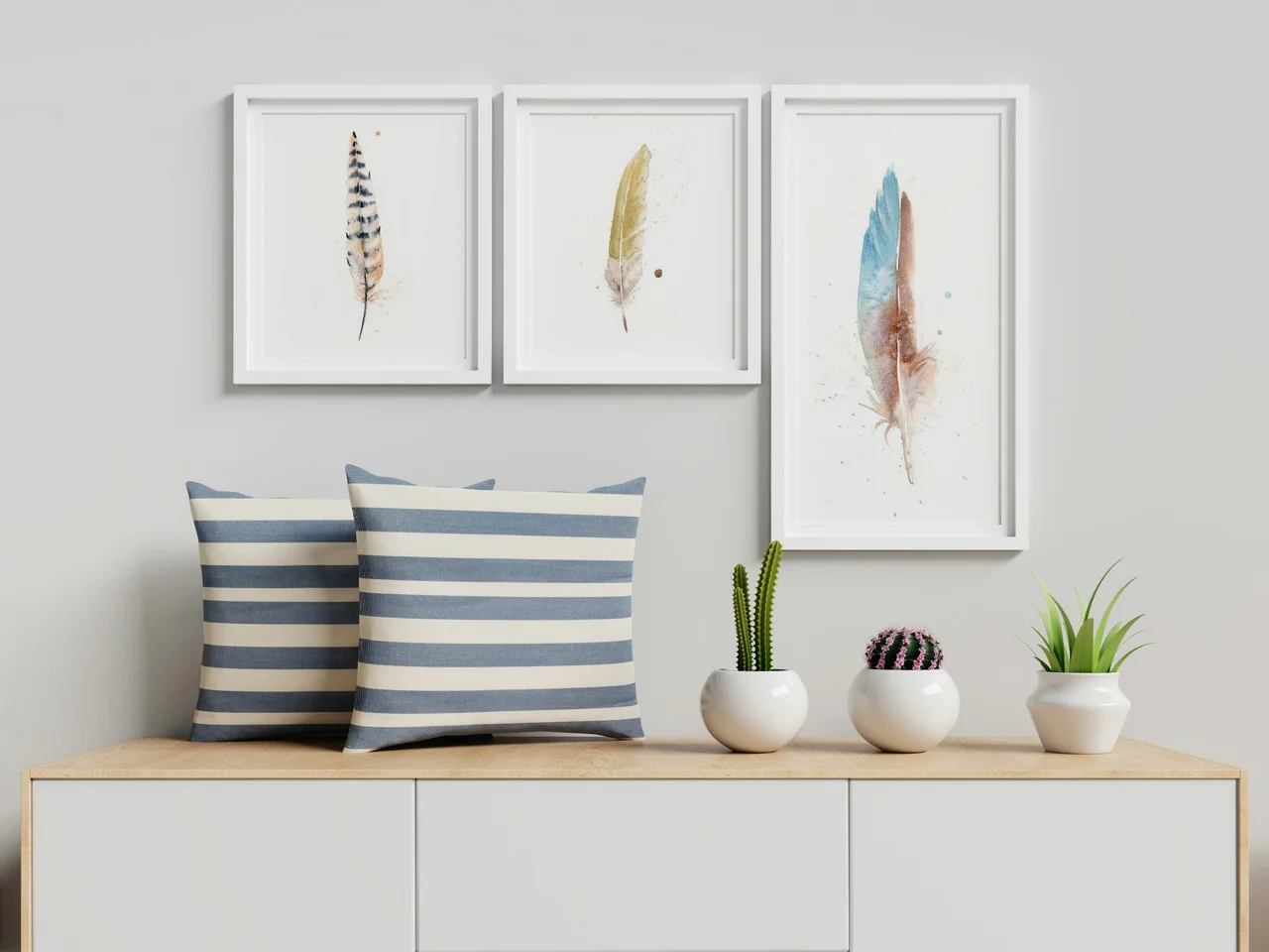 Blue-winged Teal / Duck shown in a room setting