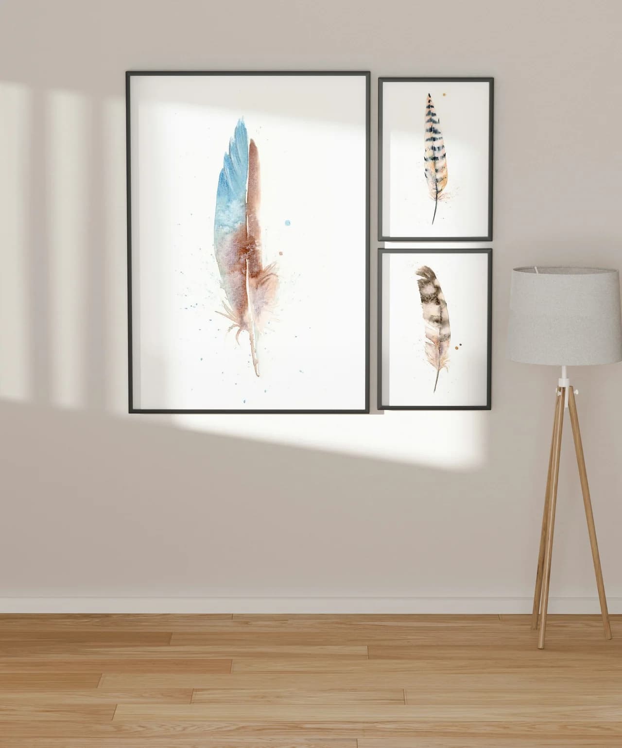 Blue-winged Teal / Duck shown in a room setting