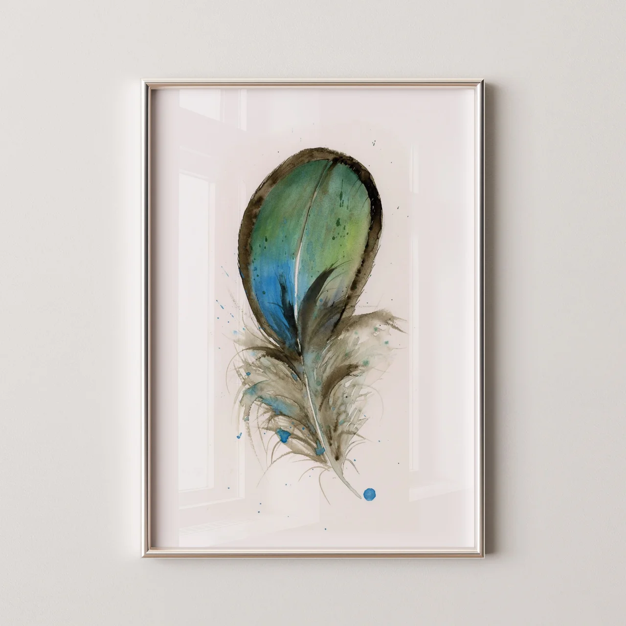Lady Amherst Pheasant shown in a room setting