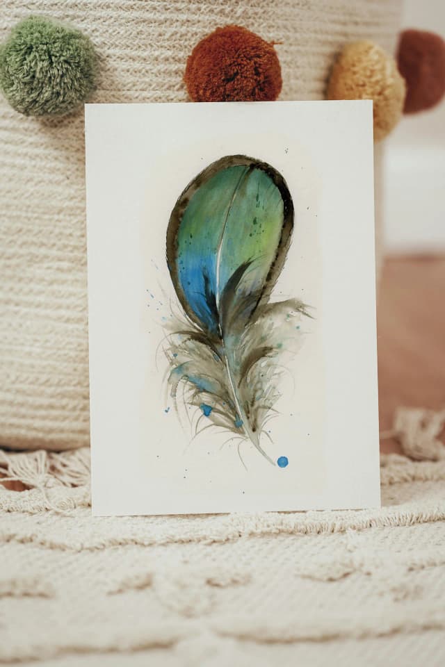 Lady Amherst Pheasant shown in a room setting