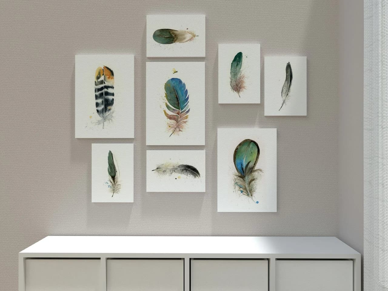 Lady Amherst Pheasant shown in a room setting