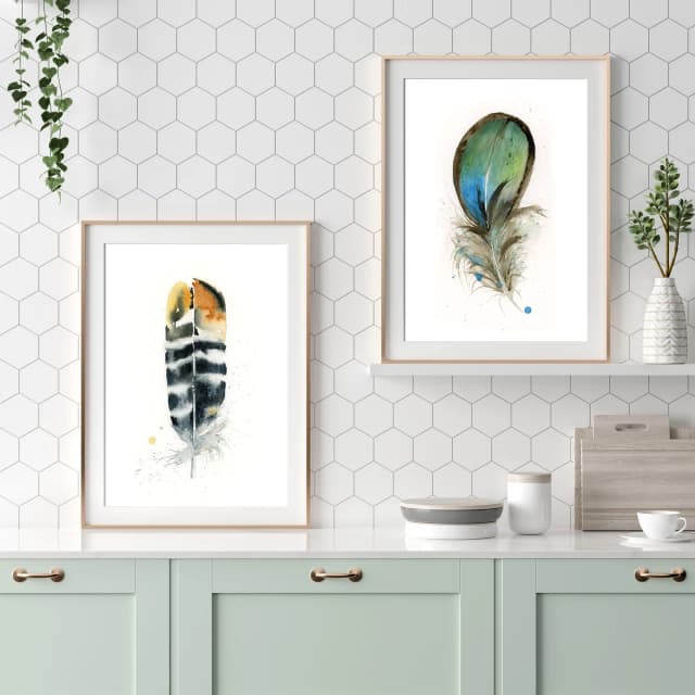 Lady Amherst Pheasant shown in a room setting