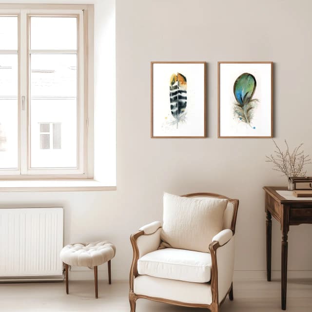 Lady Amherst Pheasant shown in a room setting