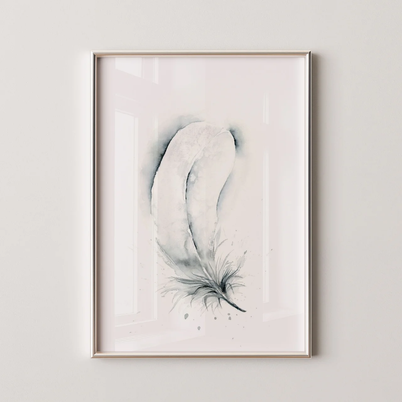 French Eurasian Collared Dove shown in a room setting