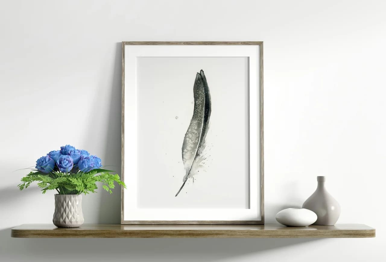 Ringneck Pheasant shown in a room setting