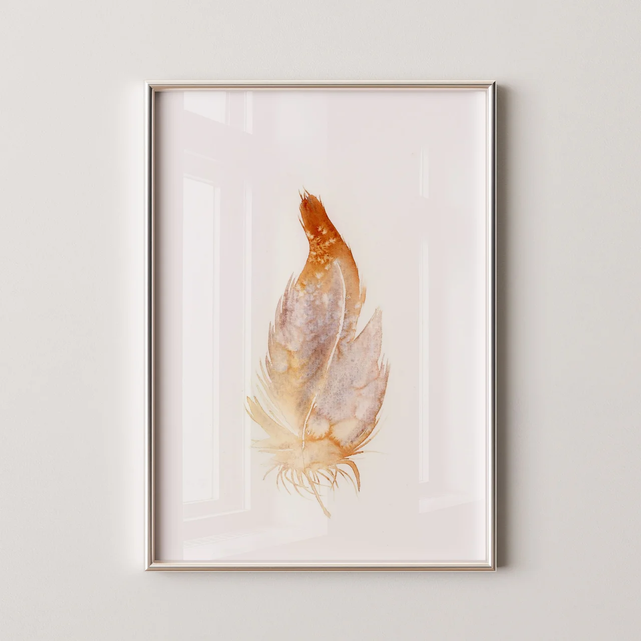 Barn Owl shown in a room setting