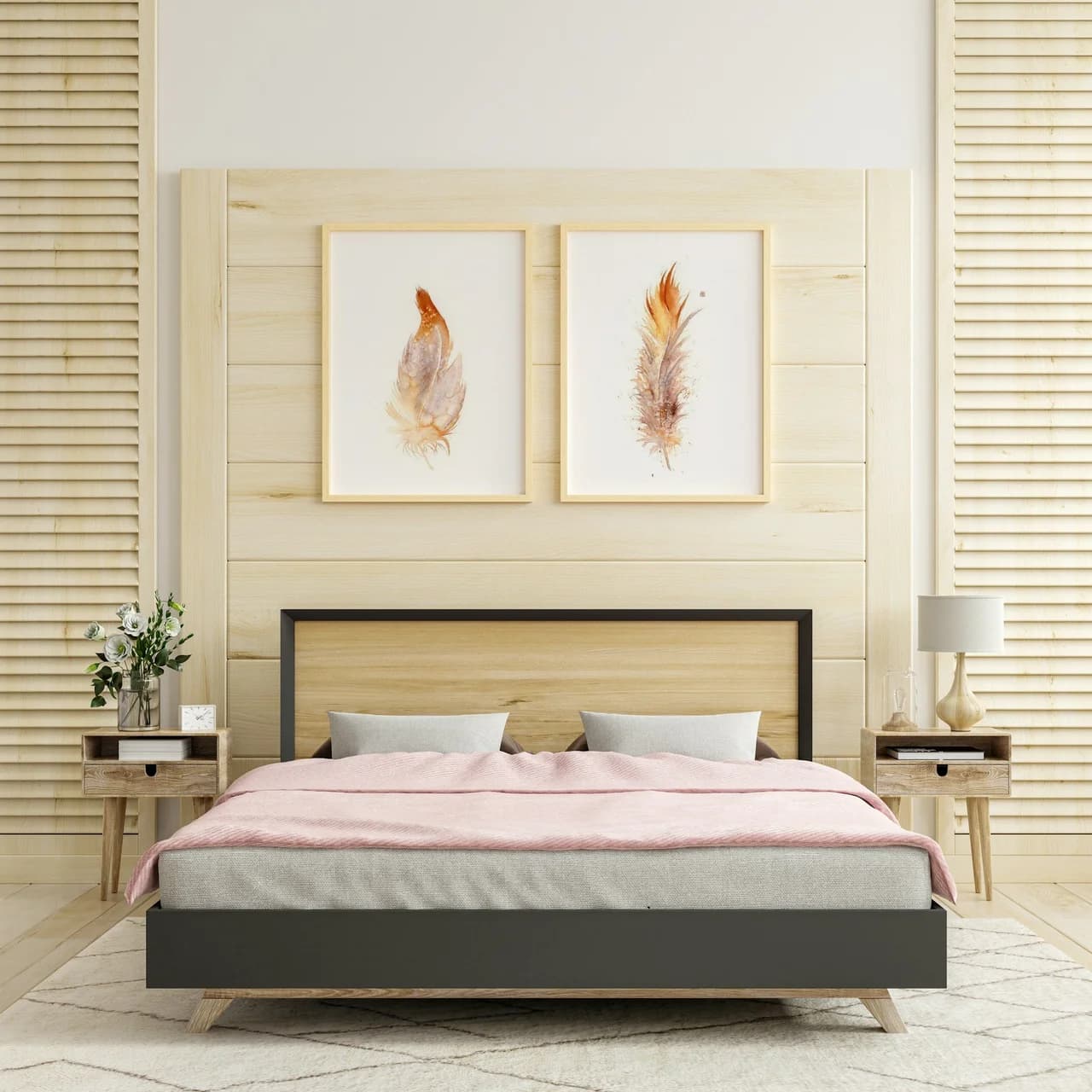 Barn Owl shown in a room setting