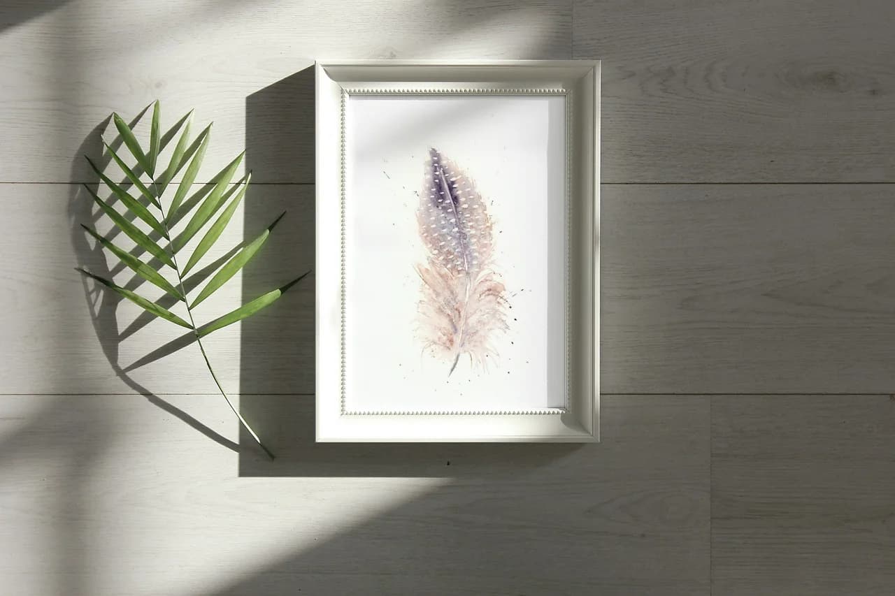 Guinea Fowl shown in a room setting