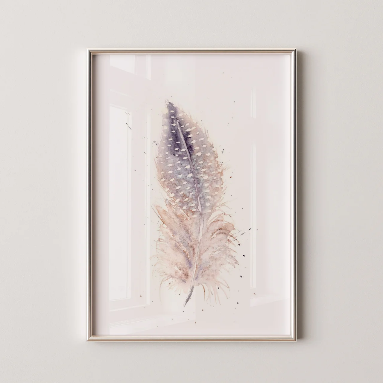 Guinea Fowl shown in a room setting