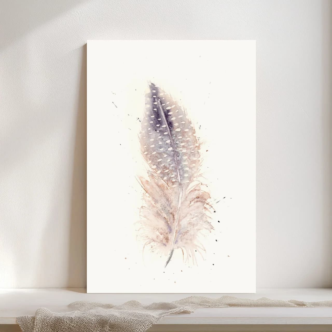 Guinea Fowl shown in a room setting