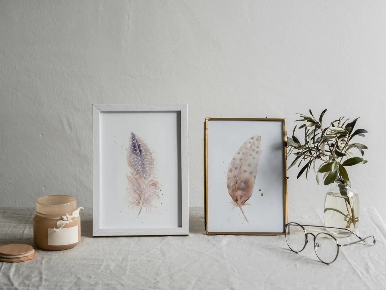 Guinea Fowl shown in a room setting