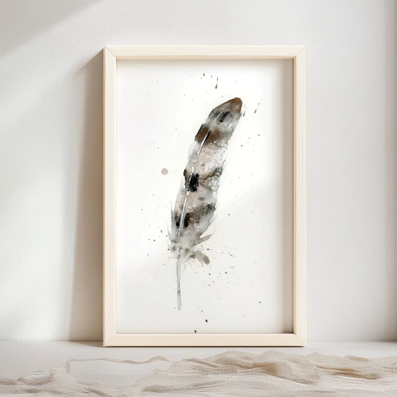 Hawk shown in a room setting