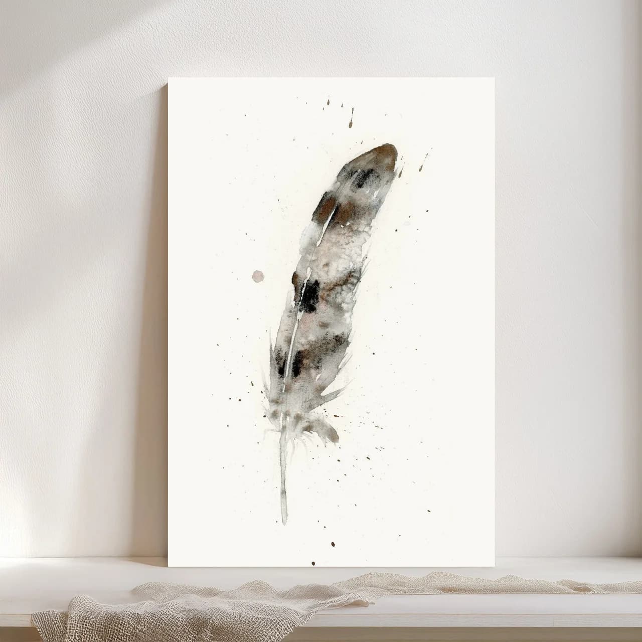 Hawk shown in a room setting