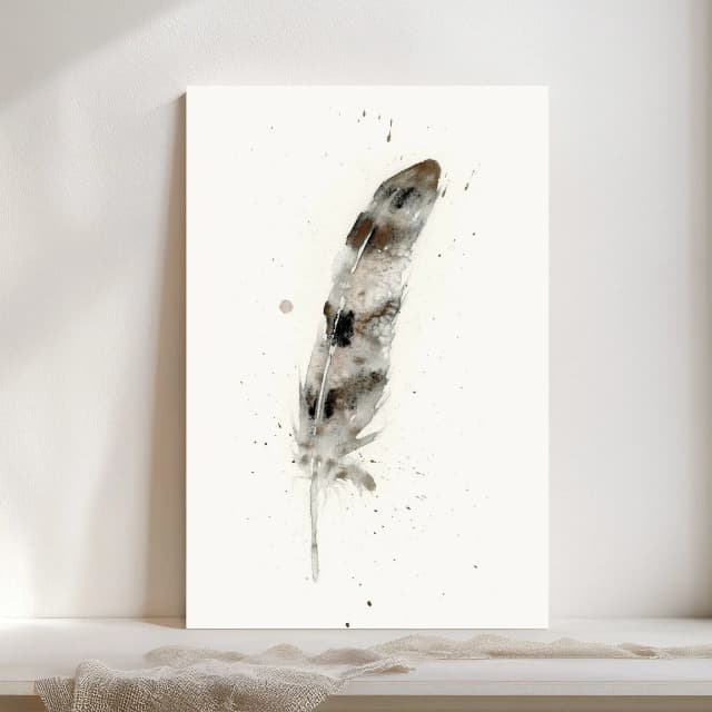 Hawk shown in a room setting