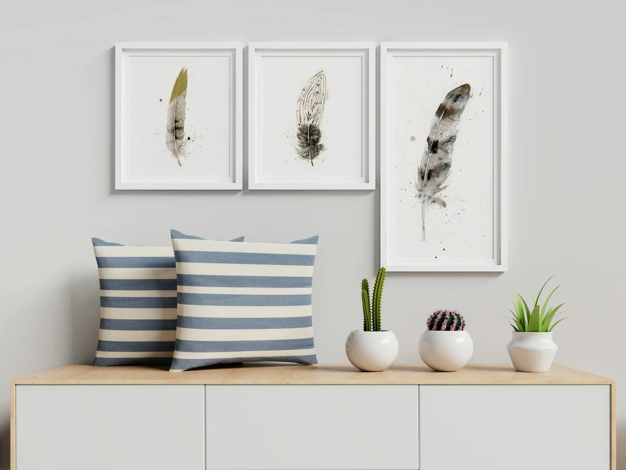 Hawk shown in a room setting