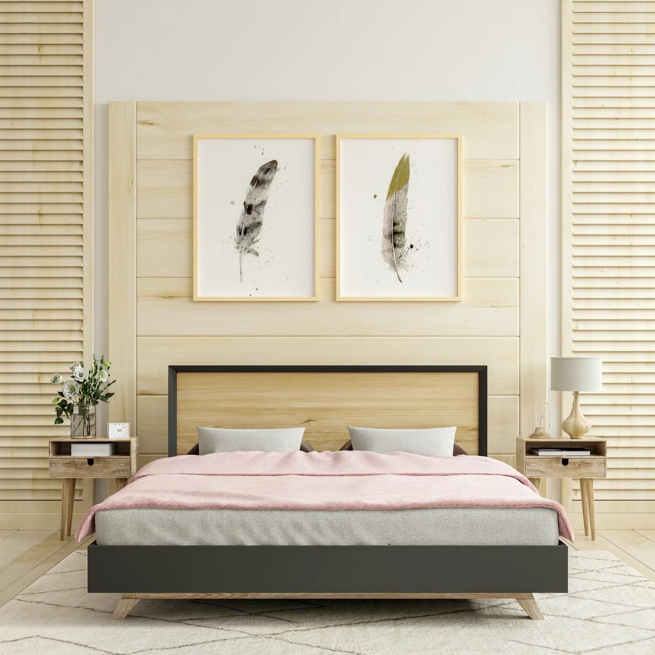 Hawk shown in a room setting
