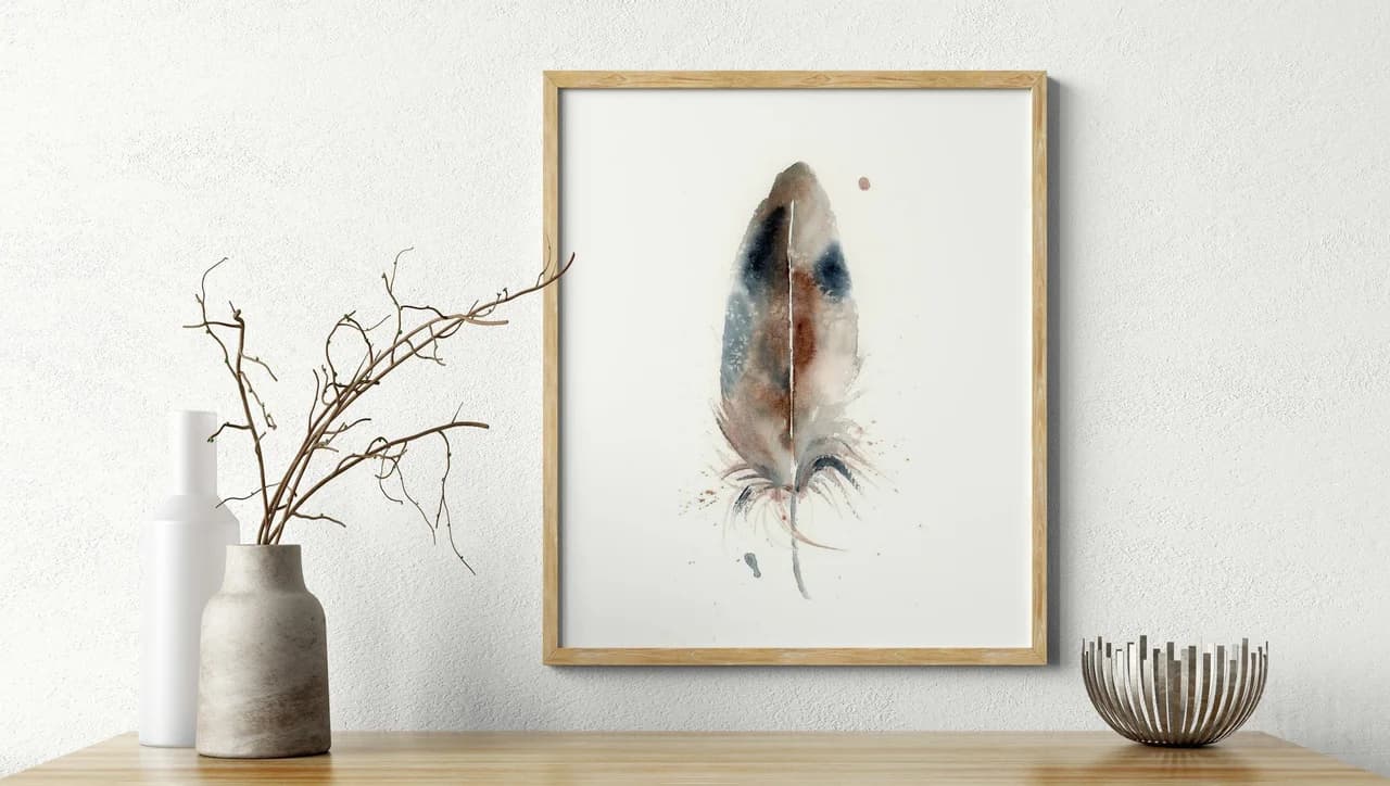 Cooper's Hawk shown in a room setting