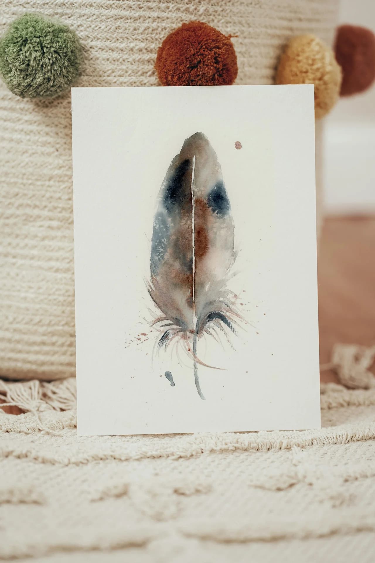 Cooper's Hawk shown in a room setting