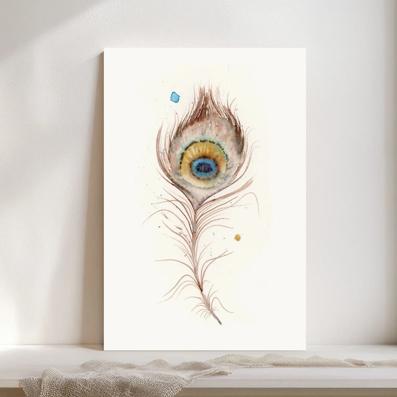 Peacock Inspired shown in a room setting