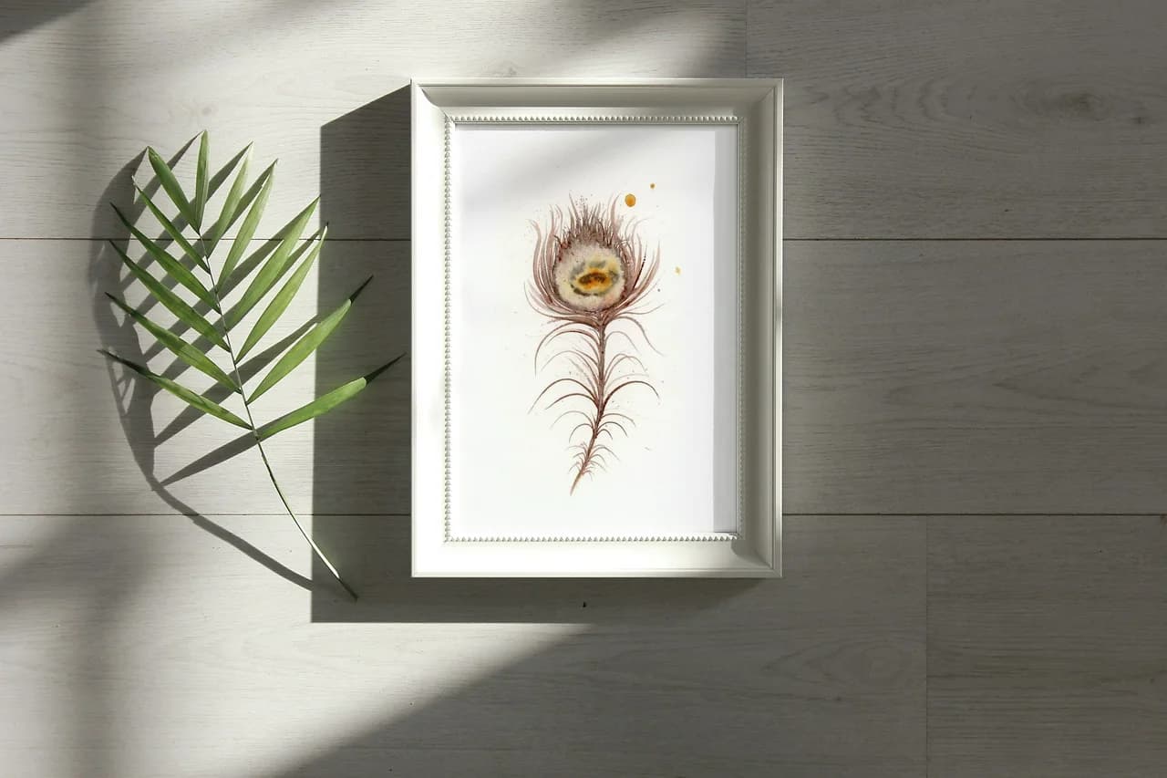 Peacock shown in a room setting