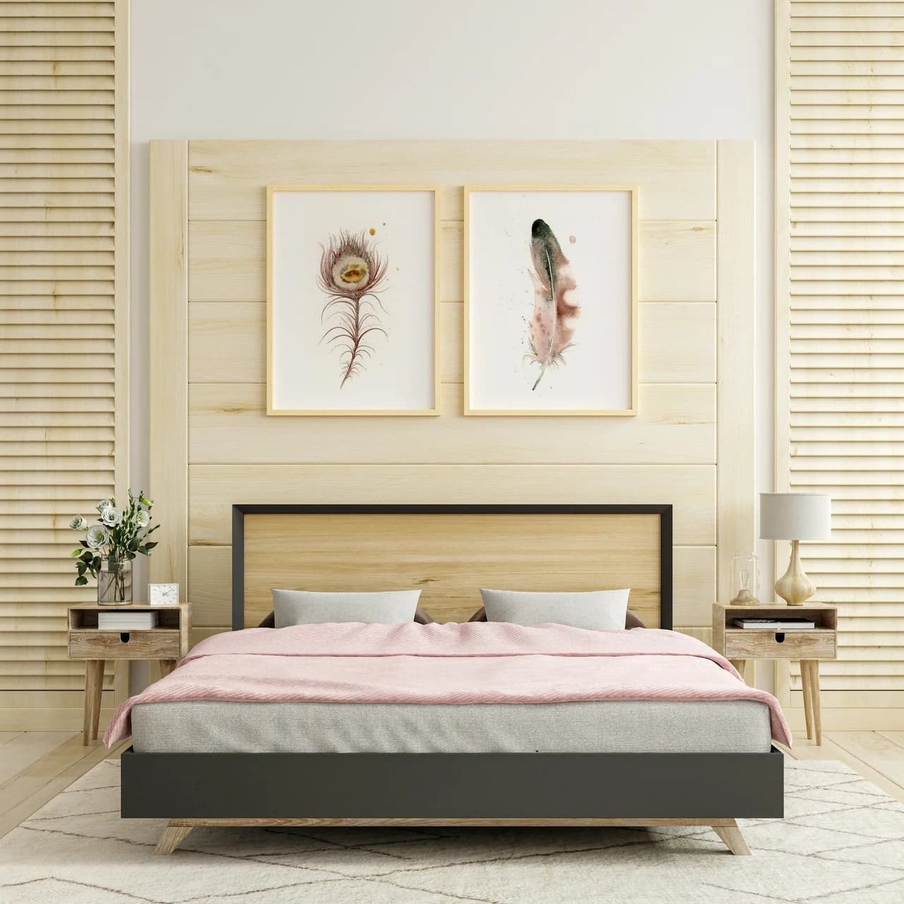 Peacock shown in a room setting