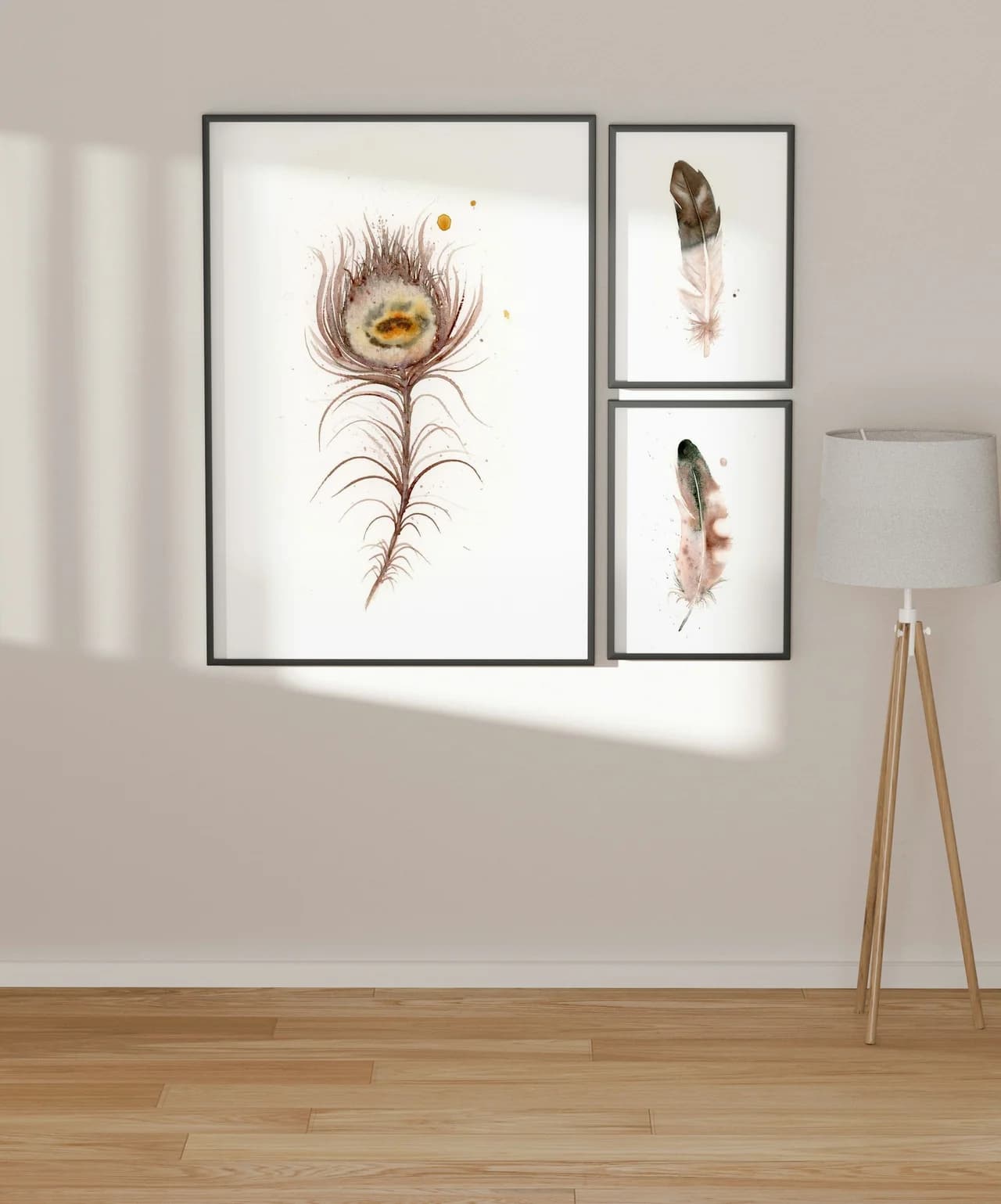 Peacock shown in a room setting