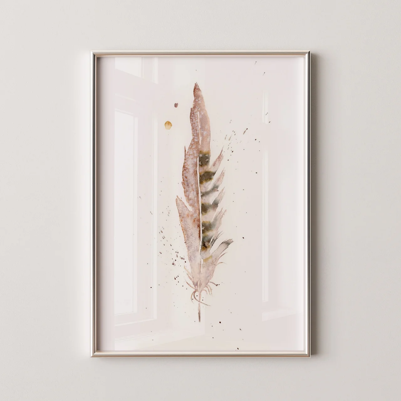 Pheasant shown in a room setting
