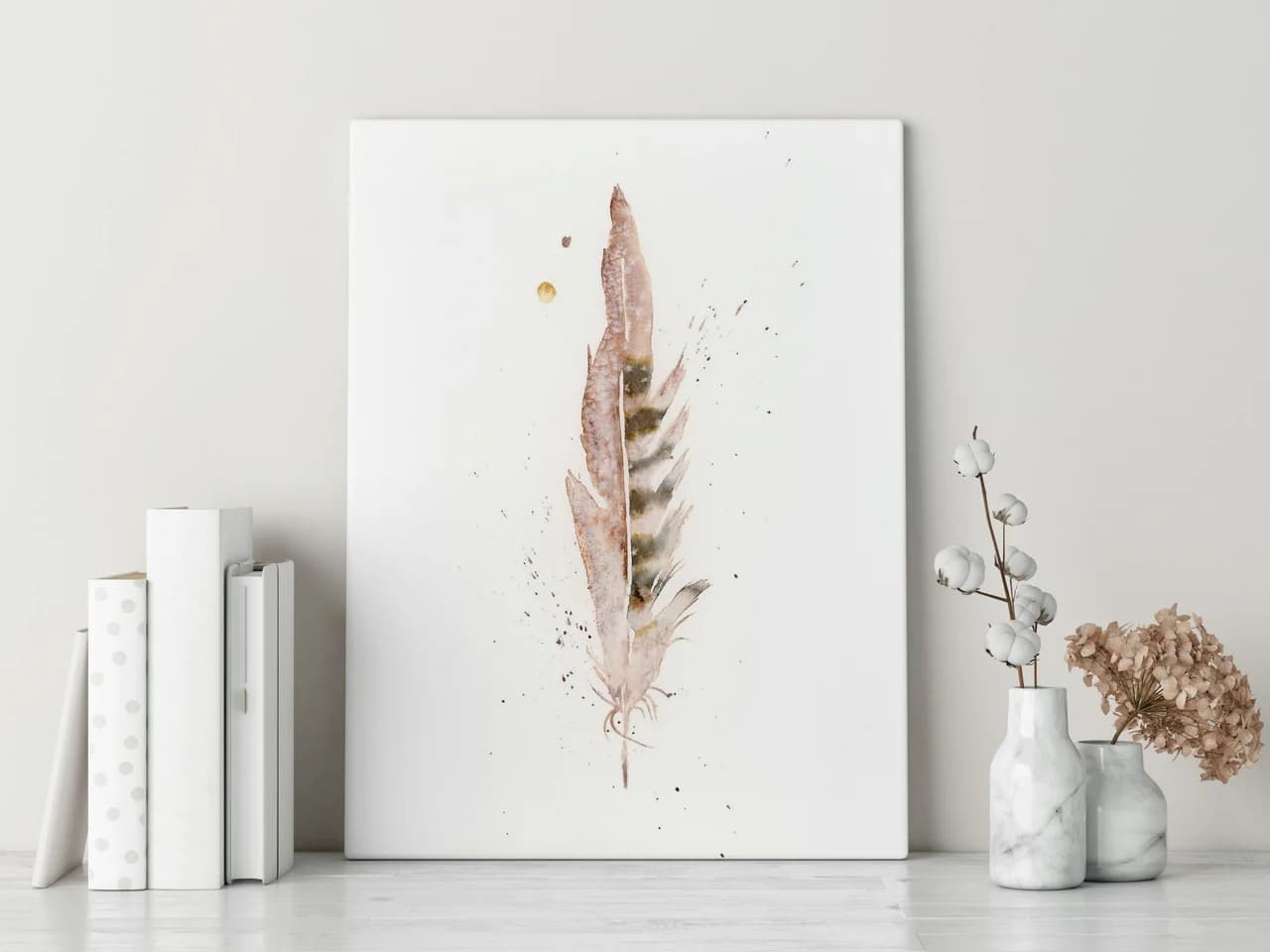Pheasant shown in a room setting