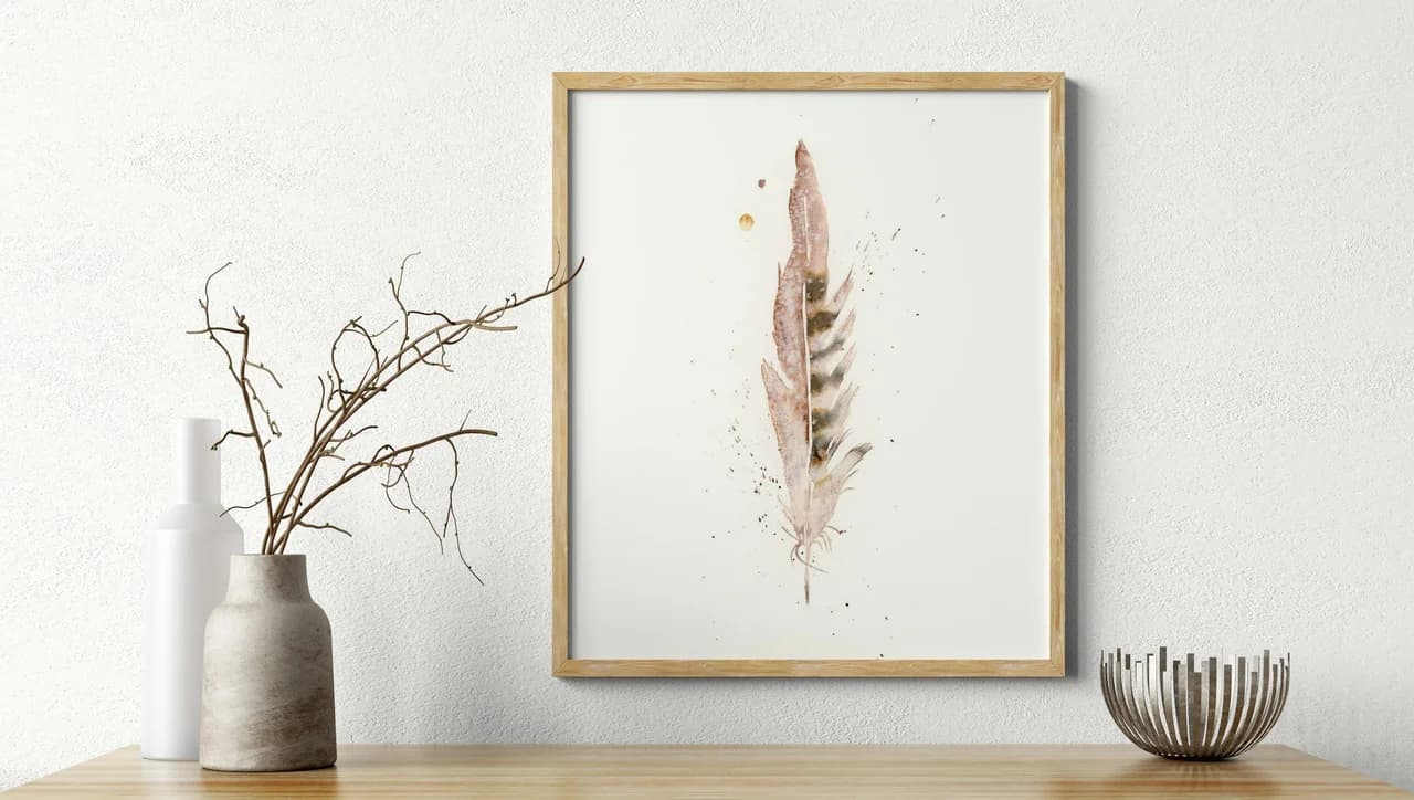 Pheasant shown in a room setting