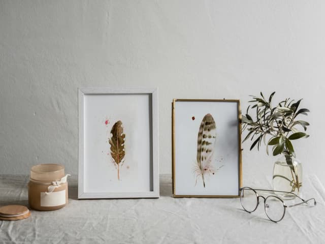 Northern Flicker shown in a room setting