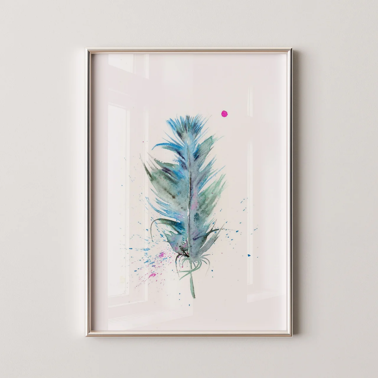 Hummingbird shown in a room setting