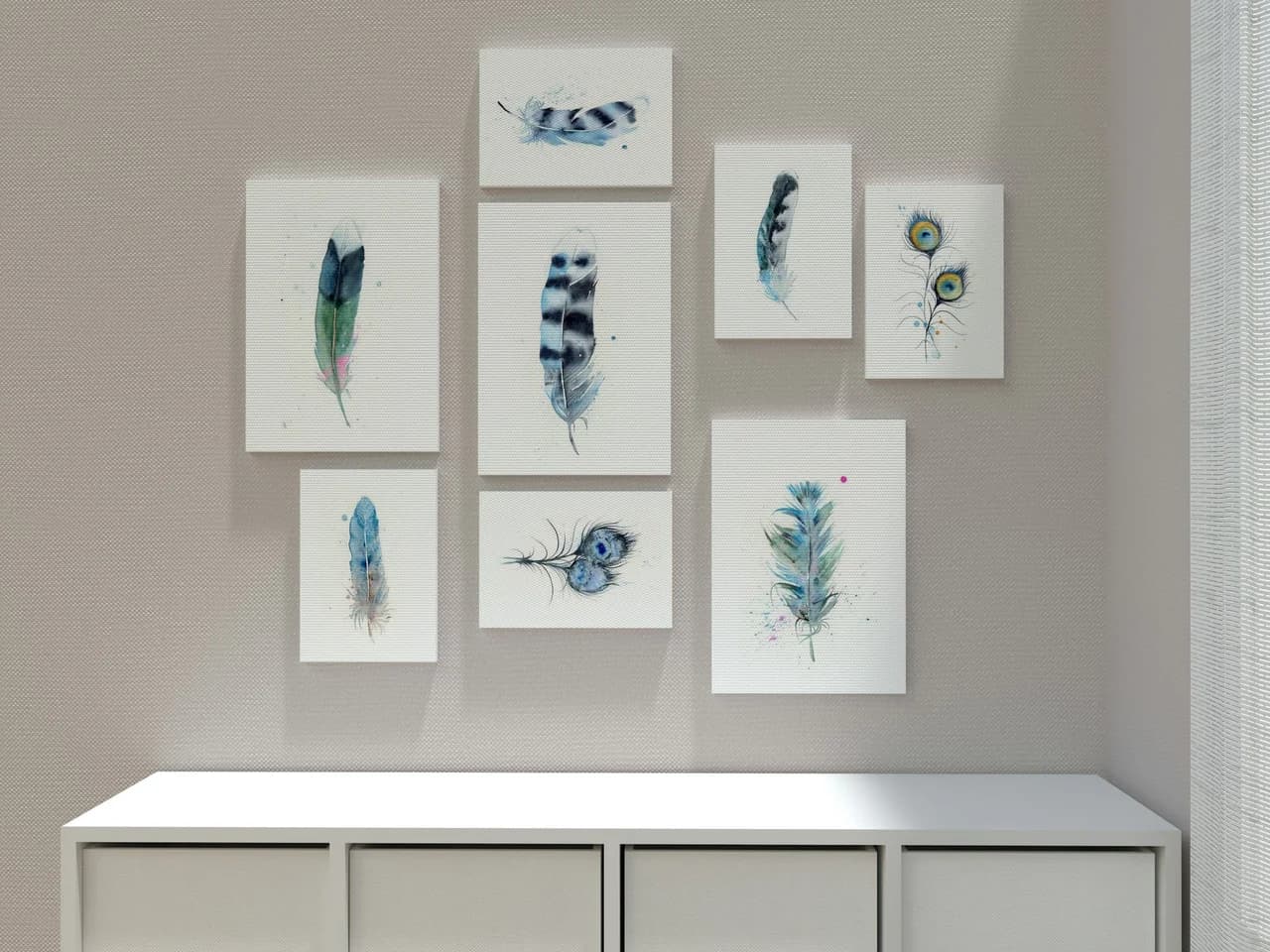 Hummingbird shown in a room setting
