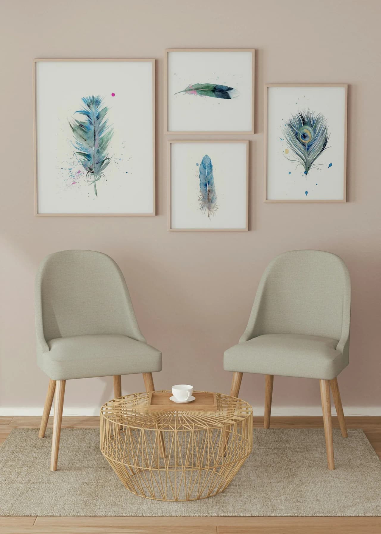 Hummingbird shown in a room setting